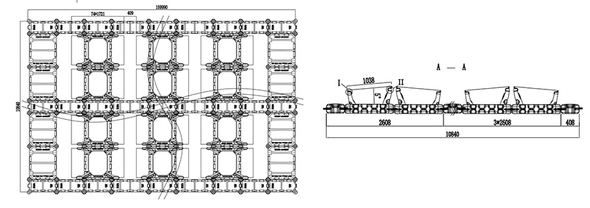 Solar Panel Floating Support Mounting Structure System