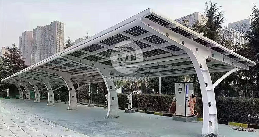 tettoie solari per parcheggi Pardubicky krajv