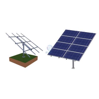 Sistema di montaggio a terra su palo per moduli solari da 8 pezzi 16 pezzi