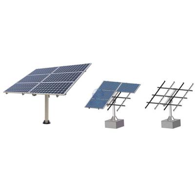 Sistema di montaggio su palo di terra per moduli solari da 6 pezzi