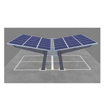sistema di strutture per parcheggi solari in acciaio zincato