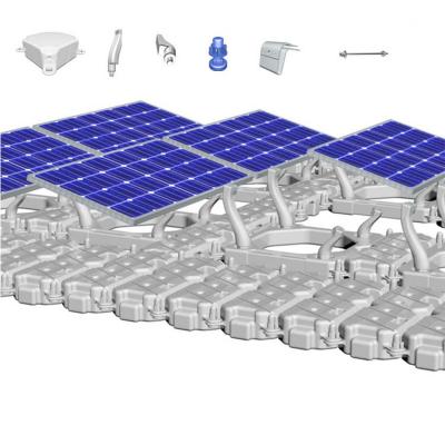 Sistema di montaggio della struttura di montaggio dei galleggianti solari fotovoltaici in HDPE