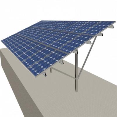 kit di strutture fotovoltaiche montate a terra a doppia pila
