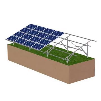 Staffe di terra in alluminio fotovoltaico per installazione di pannelli solari
