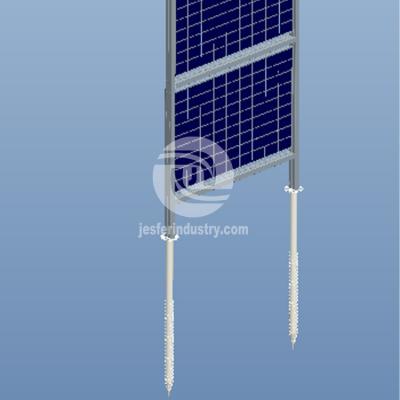 Nuovo sistema di montaggio solare per muro di recinzione